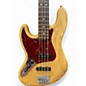 Used 2011 Fender Player Jazz Bass Left Handed Natural Electric Bass Guitar