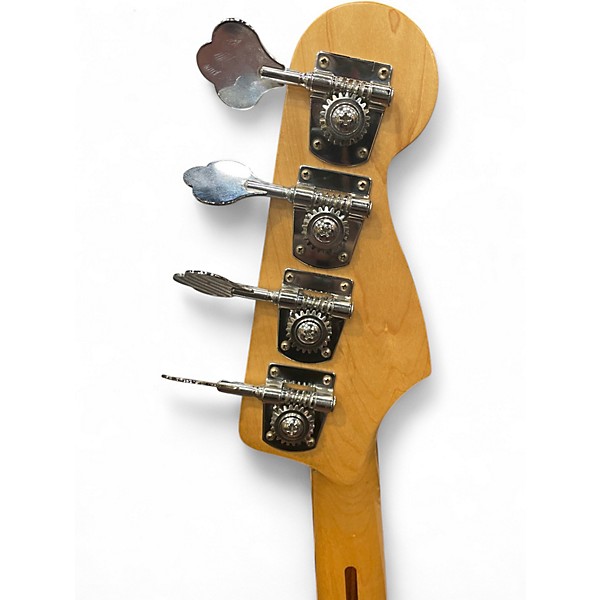 Used 2011 Fender Player Jazz Bass Left Handed Natural Electric Bass Guitar