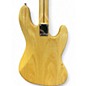Used 2011 Fender Player Jazz Bass Left Handed Natural Electric Bass Guitar