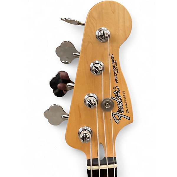Used 2005 Fender Standard Precision Bass Metallic Blue Electric Bass Guitar