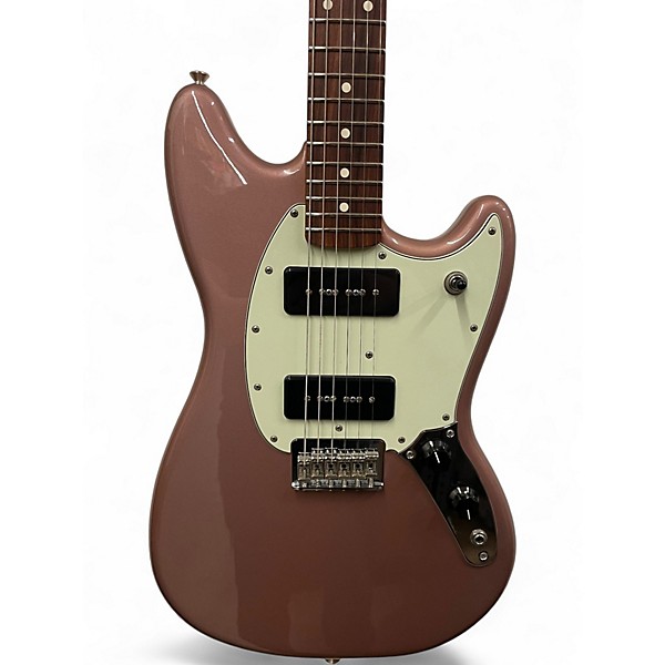 Used Fender Player Mustang 90 Burgundy Mist Metallic Solid Body Electric Guitar