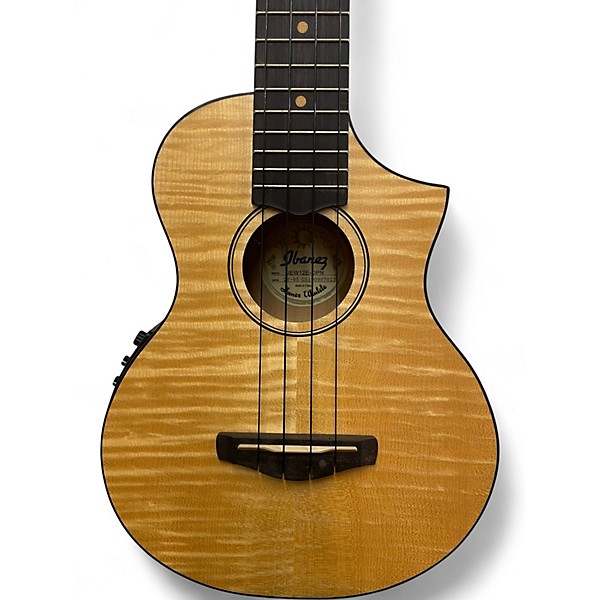Used Ibanez UEW12E Concert Natural Ukulele