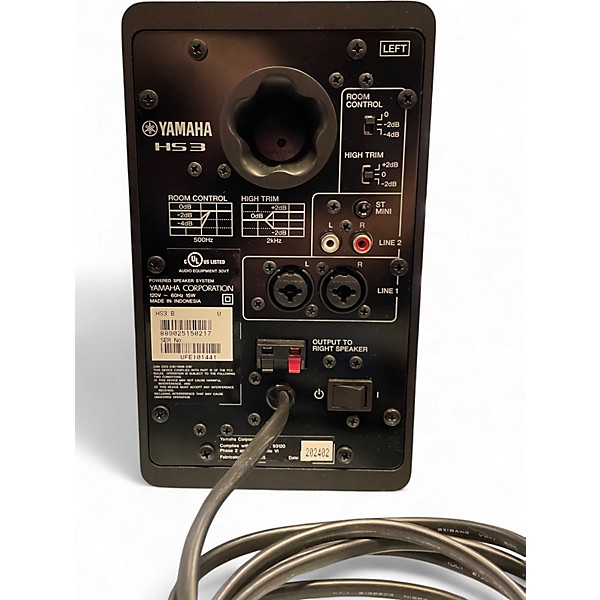 Used Yamaha HS3 PAIR  Powered Monitor