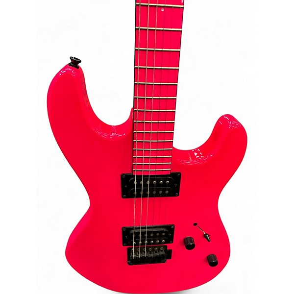 Used Dean CUSTOM ZONE 2 HB NEON PINK Solid Body Electric Guitar