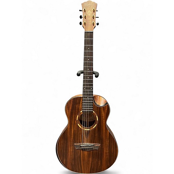 Used Washburn wcgm55 Brown Acoustic Guitar