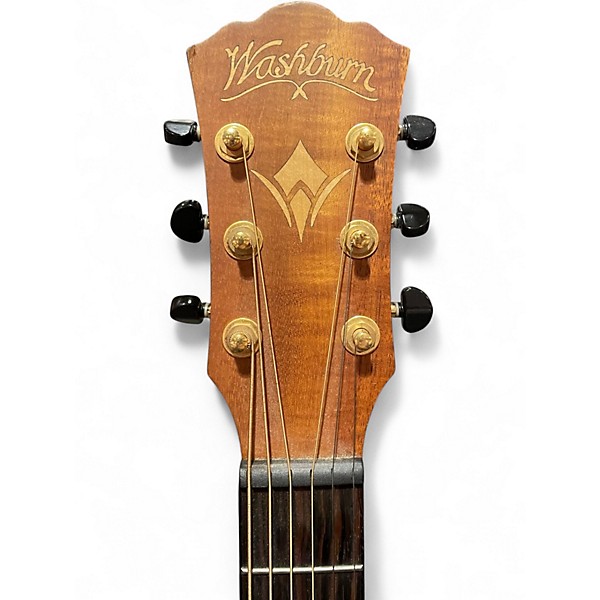 Used Washburn wcgm55 Brown Acoustic Guitar