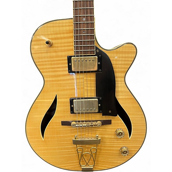 Used Dean stylist  Natural Hollow Body Electric Guitar