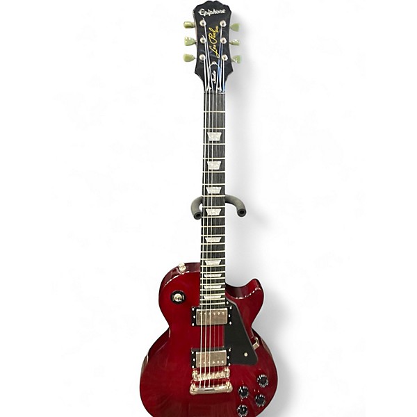 Used Epiphone Les Paul Studio Wine Red Solid Body Electric Guitar