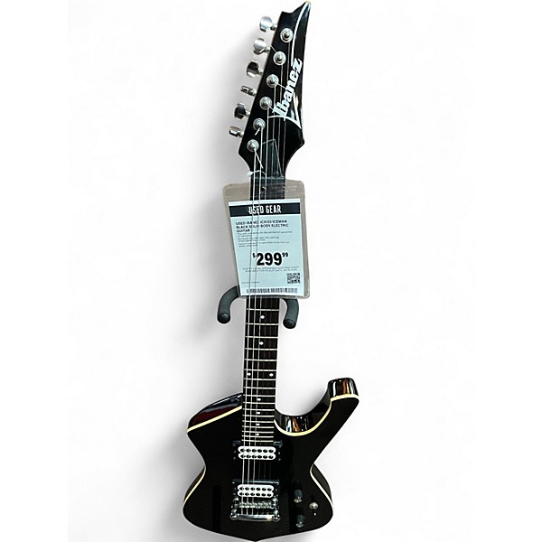 Used Ibanez ICX120 Iceman Black Solid Body Electric Guitar