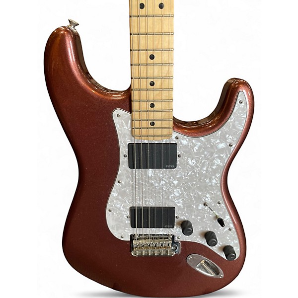 Used Fender Deluxe Players Stratocaster Copper Penny Solid Body Electric Guitar