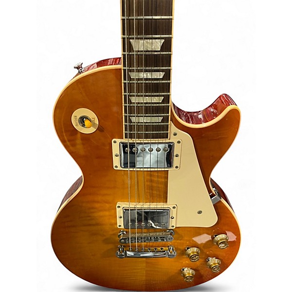 Used Gibson Les Paul Traditional Orange Burst Solid Body Electric Guitar