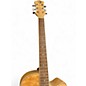 Used Luna Flora Rose Natural Acoustic Electric Guitar