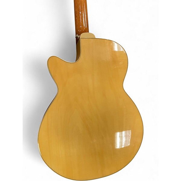Used Luna Flora Rose Natural Acoustic Electric Guitar