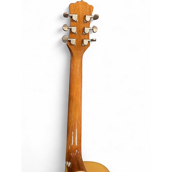 Used Luna Flora Rose Natural Acoustic Electric Guitar
