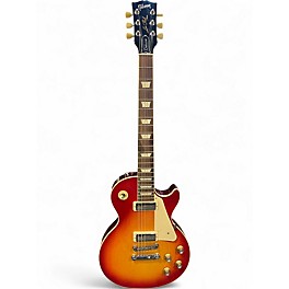 Used Gibson Les Paul Deluxe Cherry Sunburst Solid Body Electric Guitar