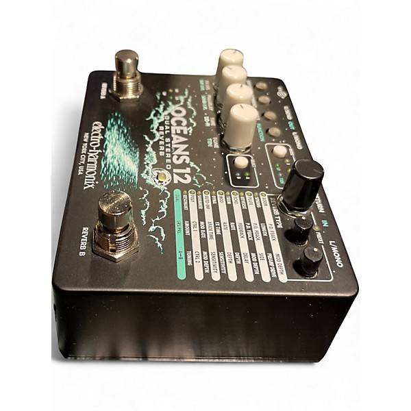 Used Electro-Harmonix Oceans 12 Reverb Effect Pedal