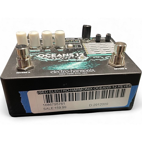 Used Electro-Harmonix Oceans 12 Reverb Effect Pedal