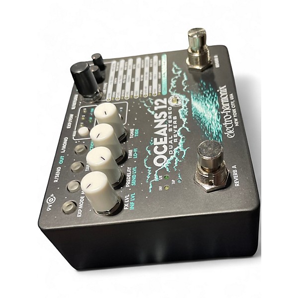 Used Electro-Harmonix Oceans 12 Reverb Effect Pedal