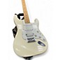 Used Fender Standard Stratocaster HSS Antique White Solid Body Electric Guitar