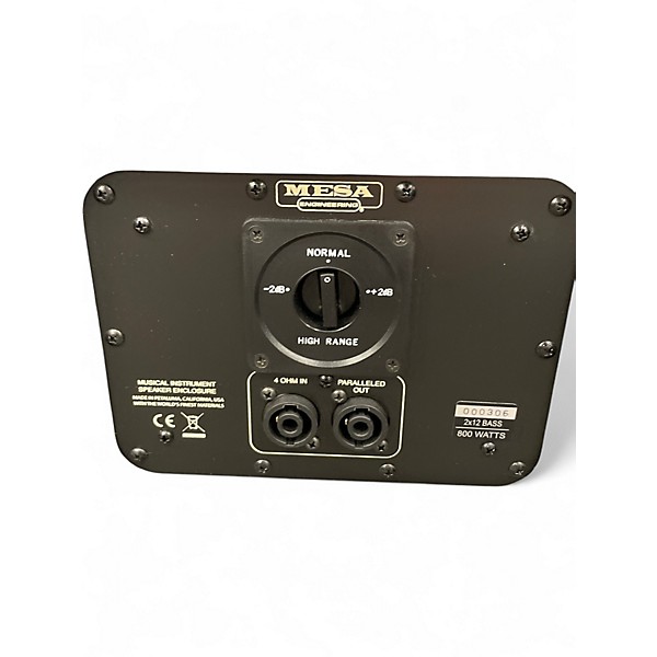 Used MESA/Boogie SUBWAY 2X12 800W ULTRA LITE CABINET Bass Cabinet