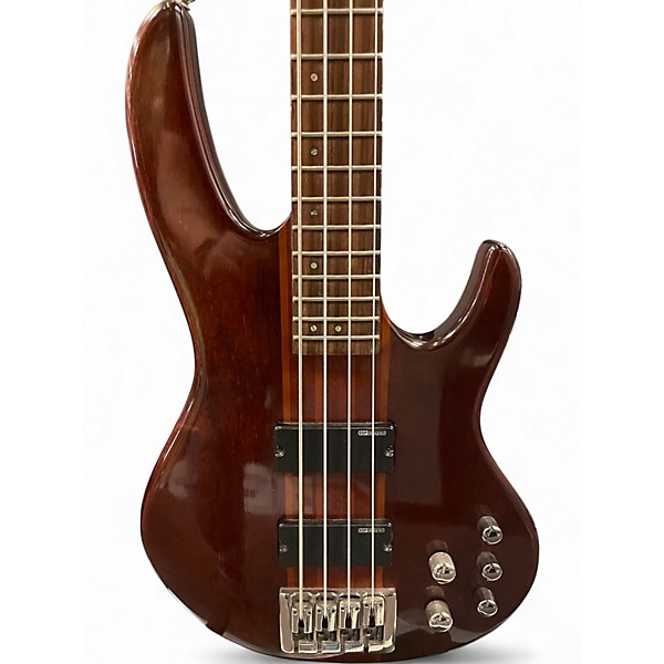 Used ESP LTD D-4 wood Electric Bass Guitar