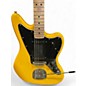 Used Squier AFFINITY JAGUAR Yellow Solid Body Electric Guitar