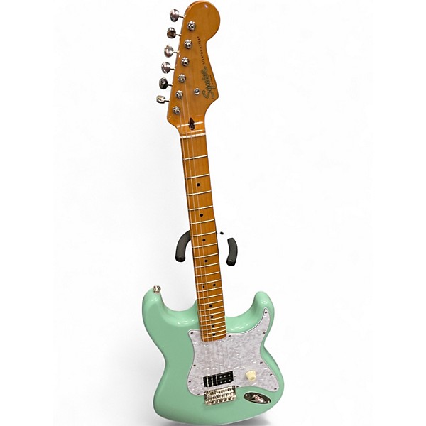 Used Squier HT H Surf Green Solid Body Electric Guitar