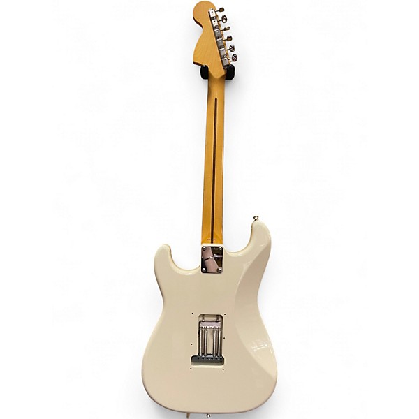 Used Fender MIJ STRATOCASTER Cream Solid Body Electric Guitar