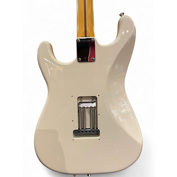 Used Fender MIJ STRATOCASTER Cream Solid Body Electric Guitar