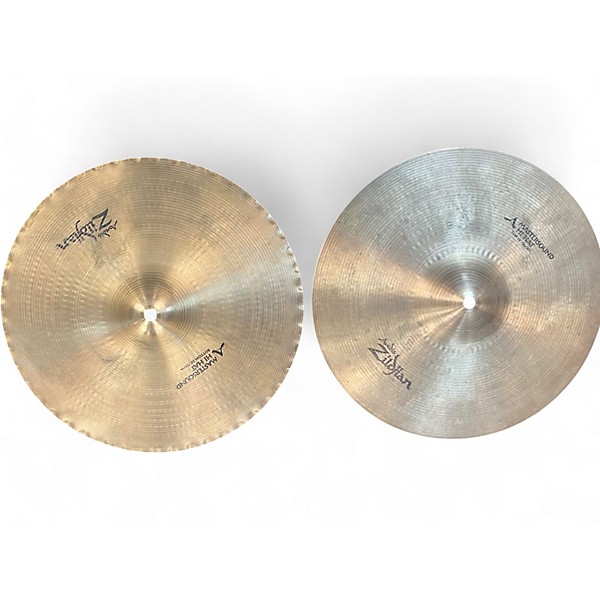 Used Zildjian 14in MASTER SOUND HI HAT PAIR Cymbal