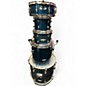 Used Pearl 5 Piece Export BLUE SPARKLE Drum Kit thumbnail