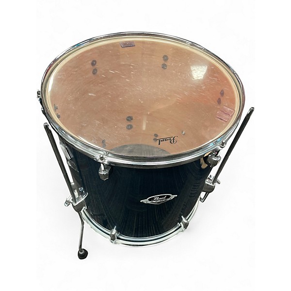 Used Pearl 5 Piece Export BLUE SPARKLE Drum Kit