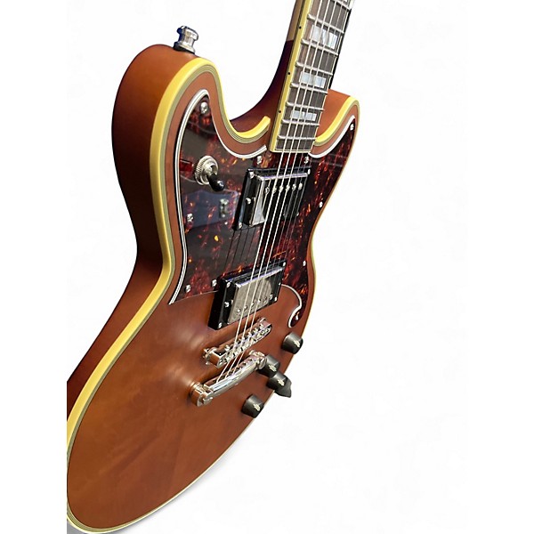 Used D'Angelico DELUXE BRIGHTON MATTE WALNUT Solid Body Electric Guitar