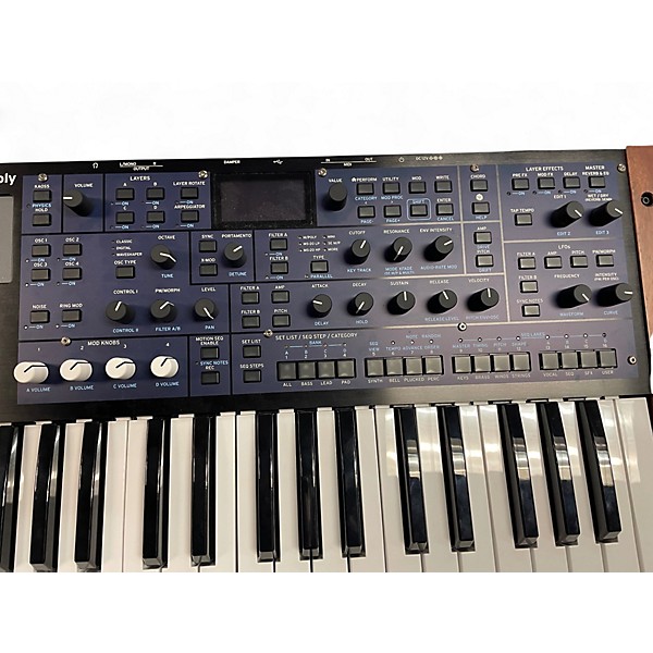 Used KORG multi/poly Synthesizer
