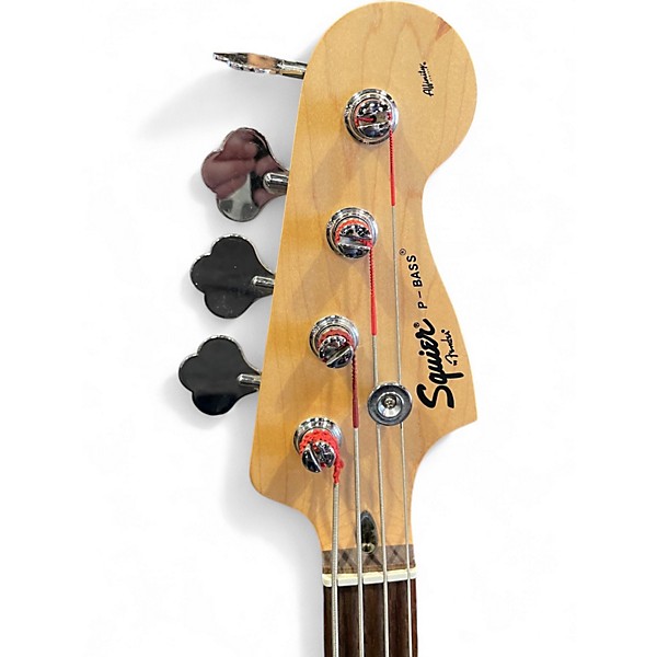 Used Squier Affinity Precision Bass Blue Electric Bass Guitar