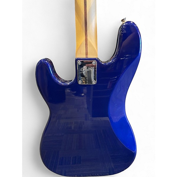 Used Squier Affinity Precision Bass Blue Electric Bass Guitar