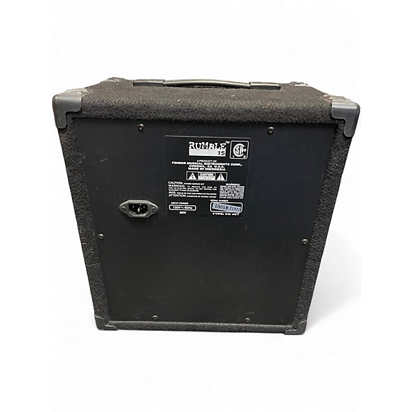 Used Fender Rumble 15 15W 1X8 Bass Combo Amp
