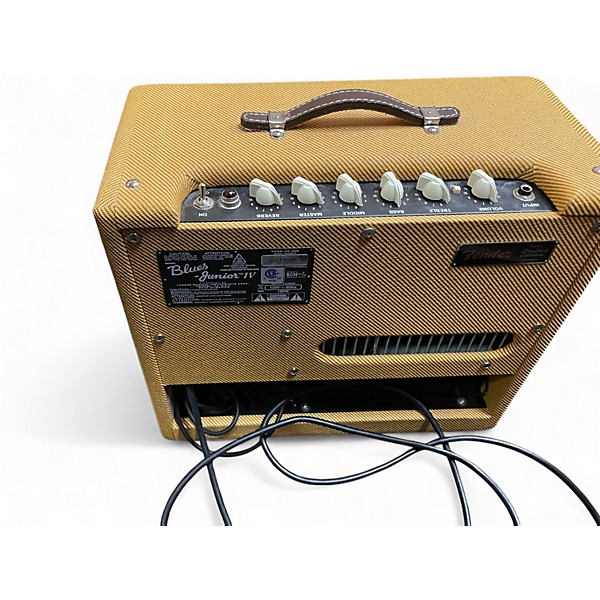 Used Fender Blues Junior IV 15W Eminence Tube Guitar Combo Amp