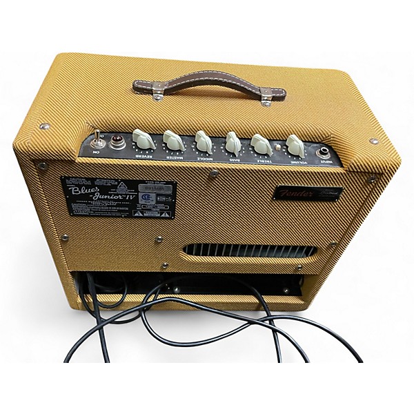 Used Fender Blues Junior IV 15W Eminence Tube Guitar Combo Amp
