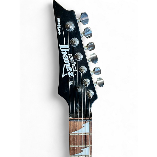 Used Ibanez GRGM21BKNL Mikro Gio Black Electric Guitar