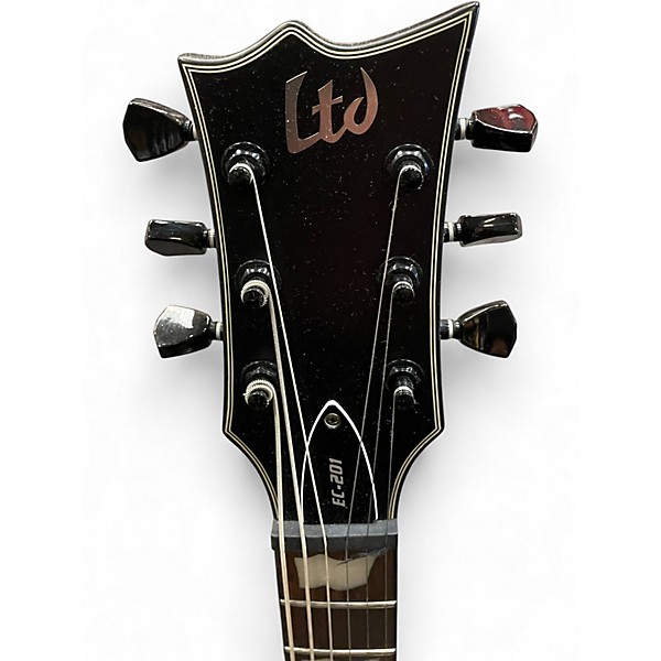 Used ESP LTD EC201 Satin Black Solid Body Electric Guitar