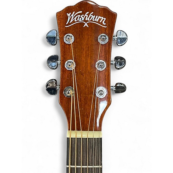 Used Washburn AD5K Apprentice Series Natural Koa Acoustic Guitar