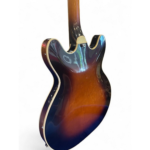 Vintage 1980s Guild Starfire SF-4 Sunburst Hollow Body Electric Guitar