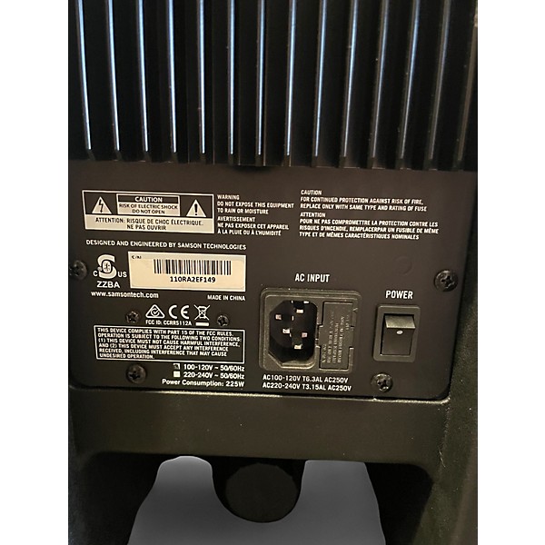 Used Samson RS 110a 300W 2-WAY ACTIVE  Powered Speaker