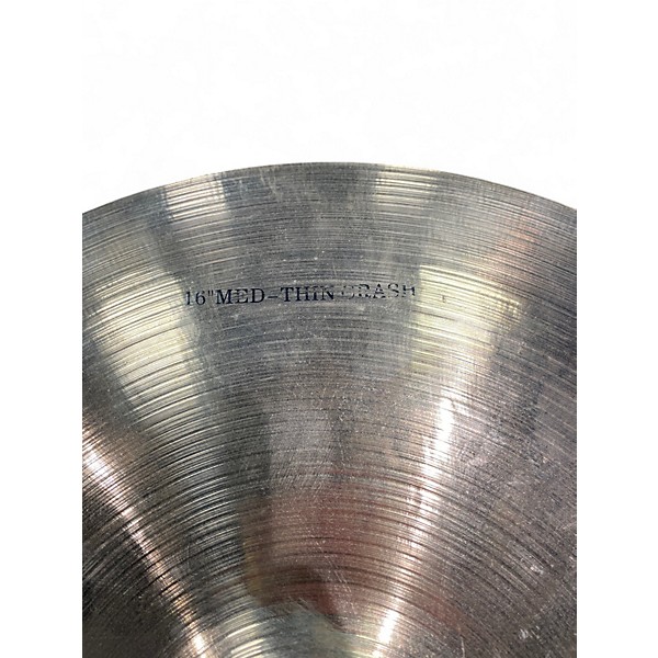 Used Wuhan Cymbals & Gongs 16in med-thin Cymbal