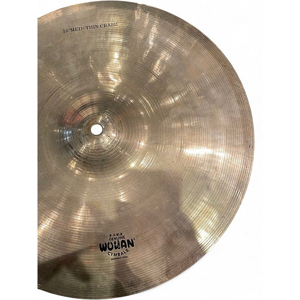 Used Wuhan Cymbals & Gongs 16in med-thin Cymbal