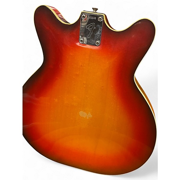 Vintage 1973 Fender Coronado II 2 Color Sunburst Hollow Body Electric Guitar