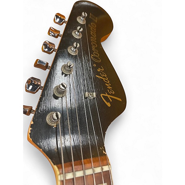 Vintage 1973 Fender Coronado II 2 Color Sunburst Hollow Body Electric Guitar