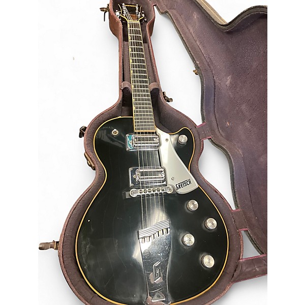 Vintage 1972 Gretsch Guitars Roc Jet Black Solid Body Electric Guitar