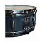 Used Gretsch Drums 14X5 USA Custom Black Copper Snare Black Satin Drum